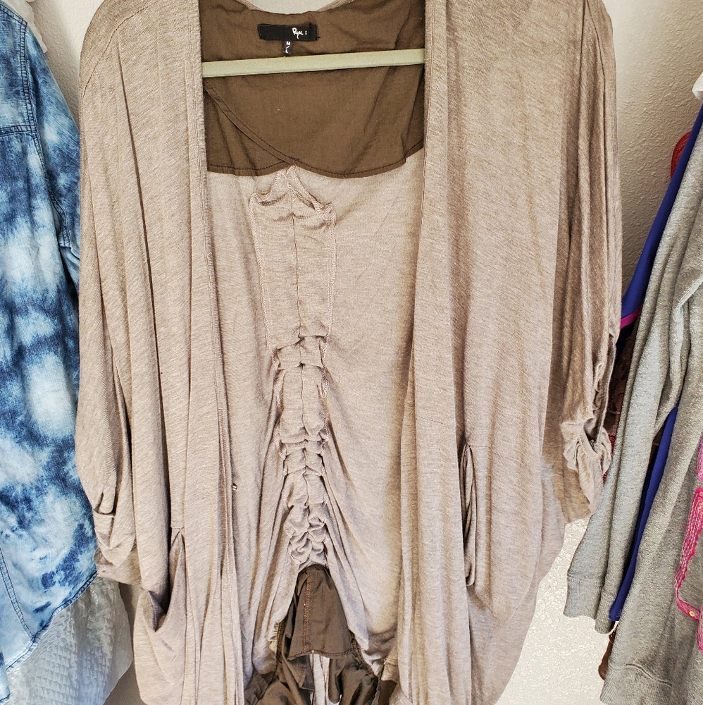 Bunched Cardigan